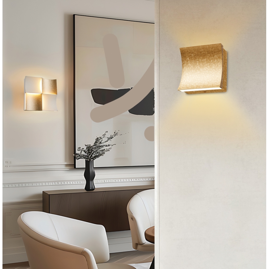 LED fali lámpa ARIELLA LED/8W/230V aranyszínű