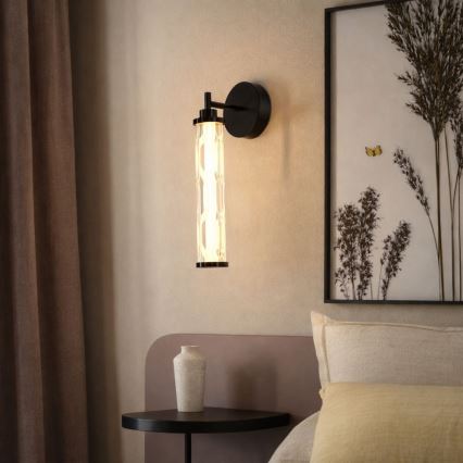 LED fali lámpa CORTE LED/10W/230V fekete