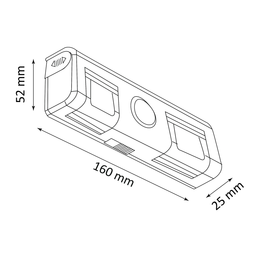 LED fali lámpa érzékelővel LED/3xAA/4,5V