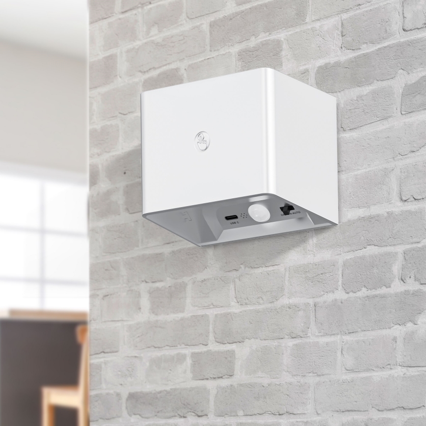 LED Dimmelhető fali érintős lámpa érzékelővel MIRI LED/2,5W/3,7V 3000/4000/6400K 4000 mAh fehér