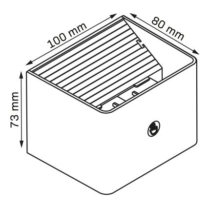LED Dimmelhető fali érintős lámpa érzékelővel MIRI LED/2,5W/3,7V 3000/4000/6400K 4000 mAh fehér