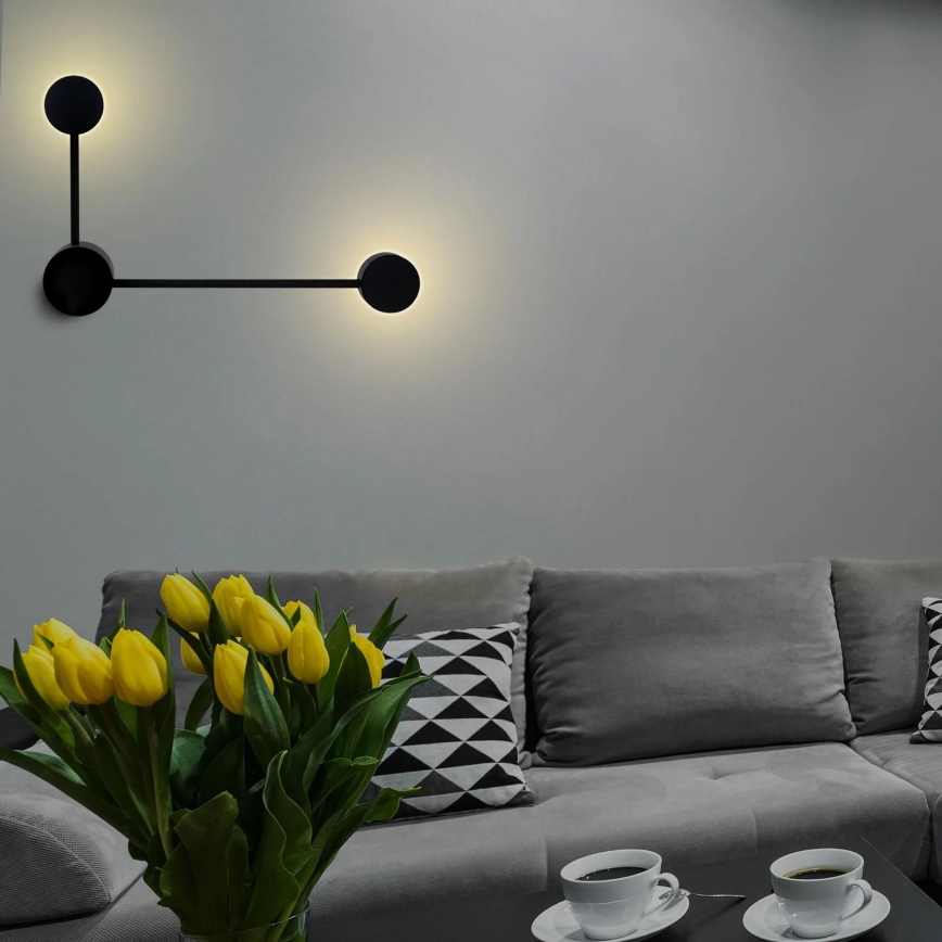 LED fali lámpa JOY 2xGX53/6W/230V fekete