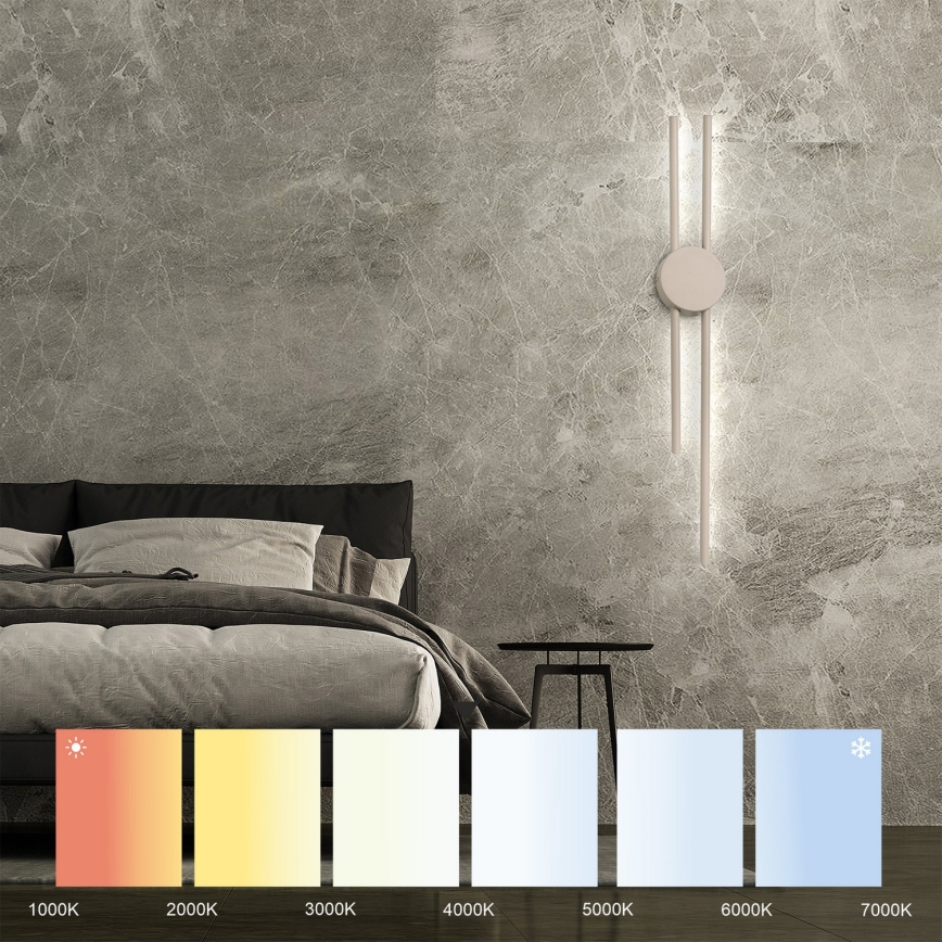 LED fali lámpa LANA LED/15W/230V 4000K bézs