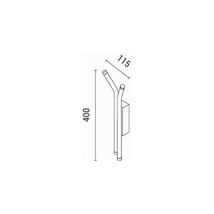 LED Fali lámpa LED/10W/230V 3000K