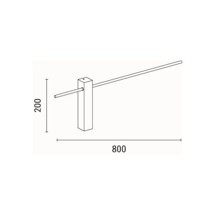 LED Fali lámpa LED/10W/230V 3000K