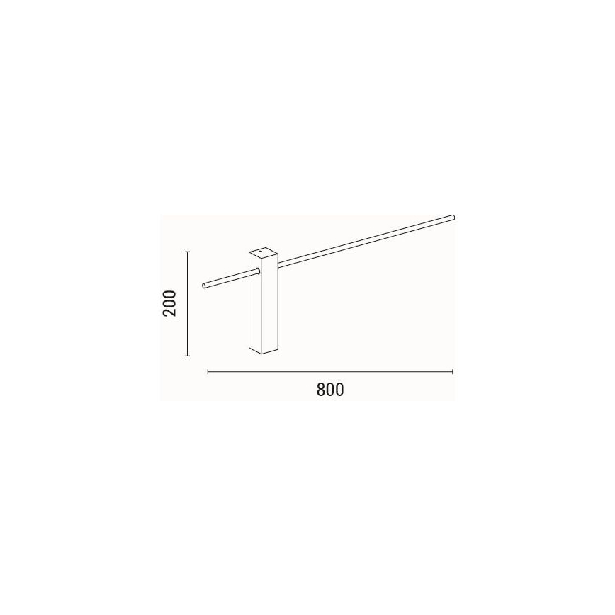 LED Fali lámpa LED/10W/230V 3000K