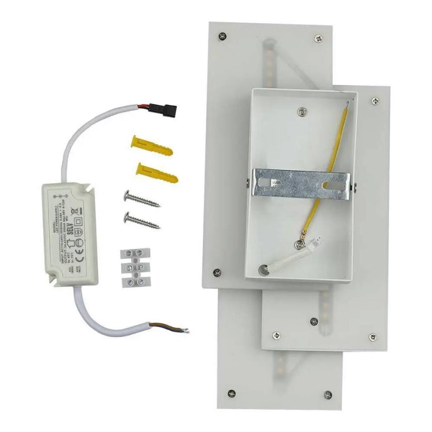 LED Fali lámpa LED/12W/230V 3000K fehér