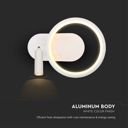 LED Fali lámpa LED/14W/230V 3000K fehér