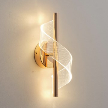 LED Fali lámpa LED/8W/230V 3000K arany