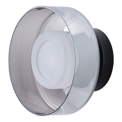 LED Fali lámpa LED/8W/230V 3000K fekete/füstös