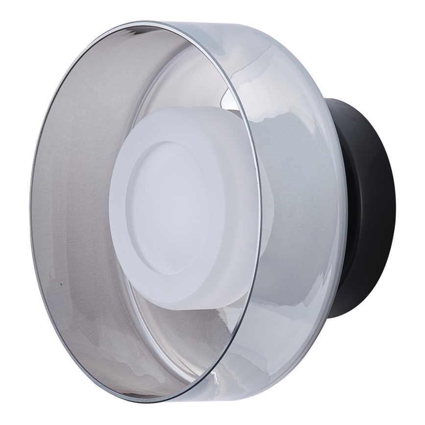 LED Fali lámpa LED/8W/230V 3000K fekete/füstös