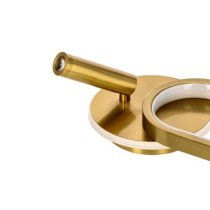 LED Fali lámpa MONET LED/13W/230V + LED/2W 3000/4000/6000K arany