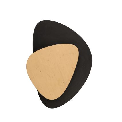 LED fali lámpa PEDRA LED/7W/230V fekete/bézs