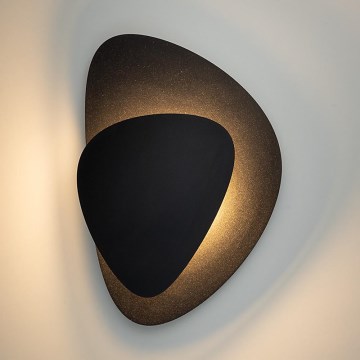 LED fali lámpa PEDRA LED/7W/230V fekete