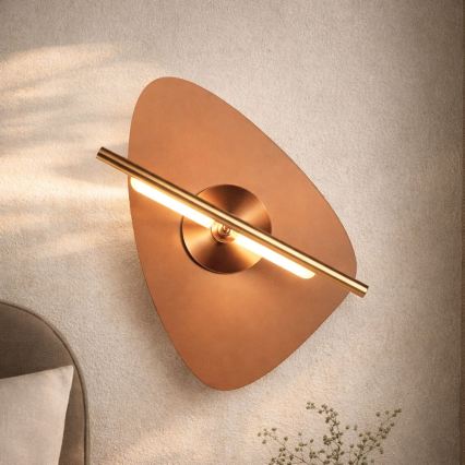 LED fali lámpa RELAX LED/5W/230V arany/füstbarna