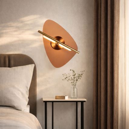 LED fali lámpa RELAX LED/5W/230V arany/füstbarna