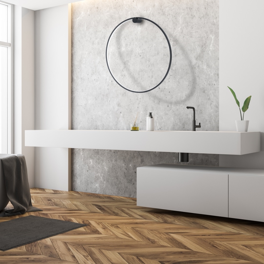 LED Fali lámpa SATURNO LED/46W/230V átmérő 80 cm IP44 antracit