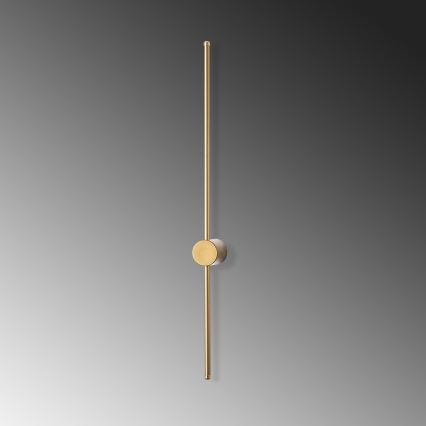 LED fali lámpa SWORD LED/13W/230V 3000K matt arany