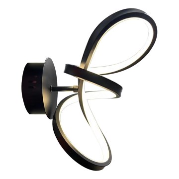 LED Fali lámpa TESORO LED/15W/230V fekete