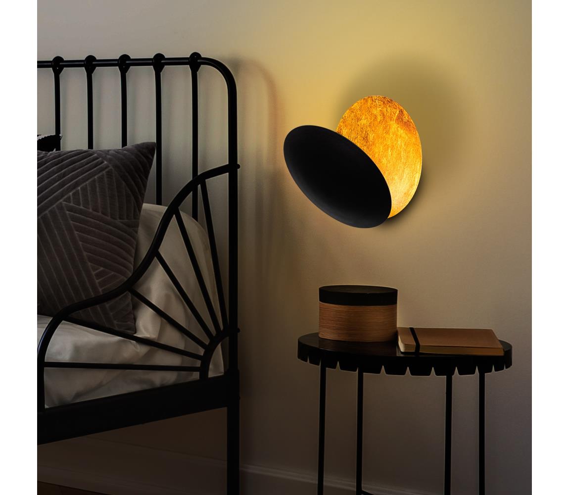 LED Fali lámpa YOSMA LED/5W/230V 3000K fekete/réz 119FRS1545