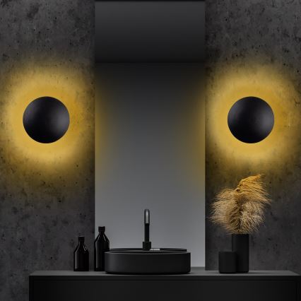 LED Fali lámpa YOSMA LED/5W/230V 3000K fekete/réz