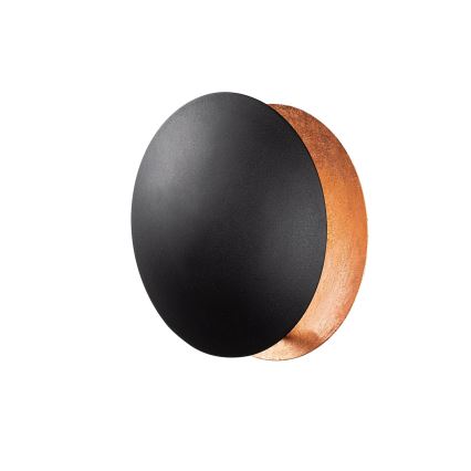 LED Fali lámpa YOSMA LED/5W/230V 3000K fekete/réz