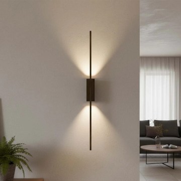 LED fali lámpatest AISHA LED/12W/230V 4000K fekete