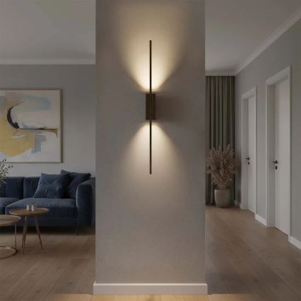 LED fali lámpatest AISHA LED/12W/230V 4000K fekete