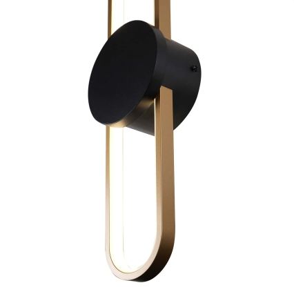 LED fali lámpatest FLORENTYNA LED/24W/230V 4000K arany/fekete