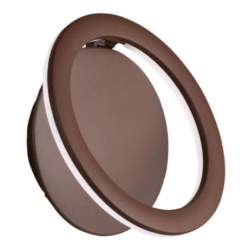 LED fali lámpatest PALERMO 16W/230V barna