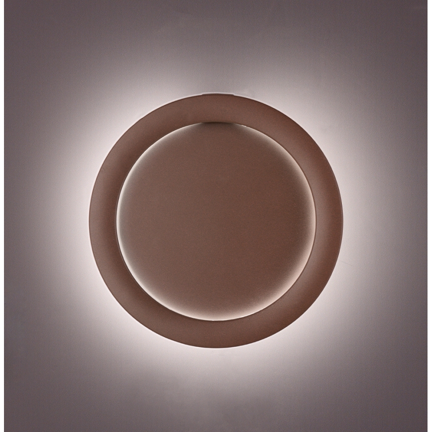 LED fali lámpatest PALERMO 16W/230V barna