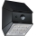 LED fali napelemes lámpa szenzorral LED/2,5W/3,7V 3000/4000/6000K IP65 1200 mAh fekete