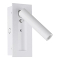 LED fali spotlámpa, 2 W, 230 V, 3000 K, fehér