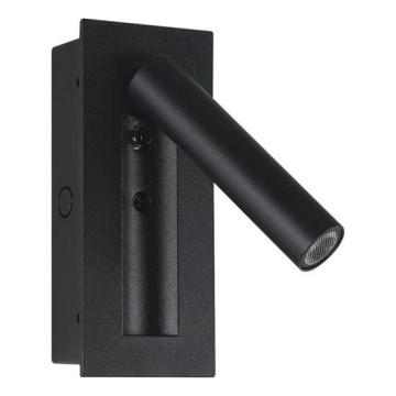 LED fali spotlámpa LED/2W/230V 3000K fekete