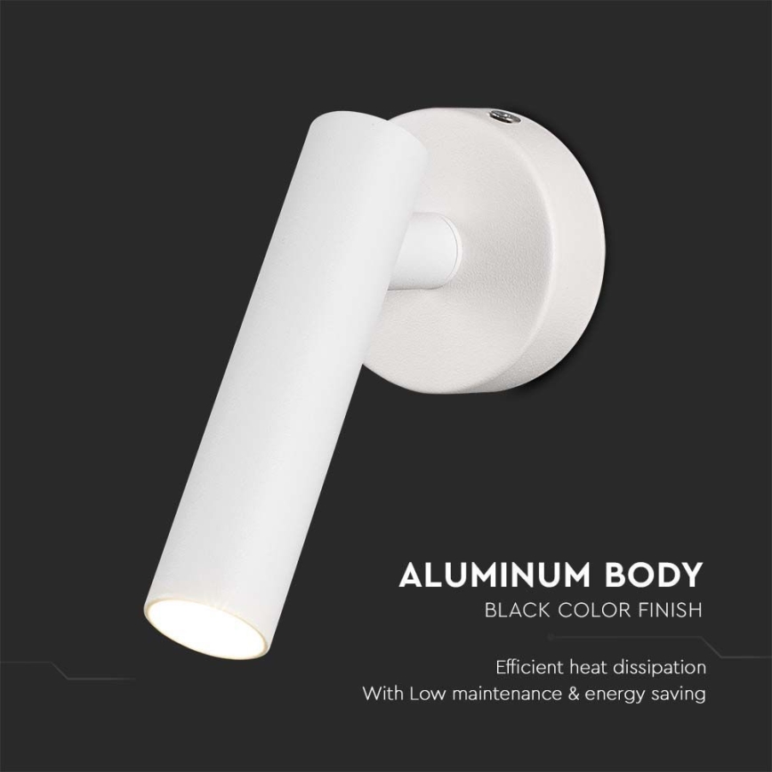 LED Fali spotlámpa LED/2W/230V 4000K fehér