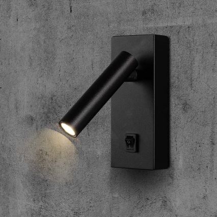 LED Fali spotlámpa LED/2W/230V 4000K fekete