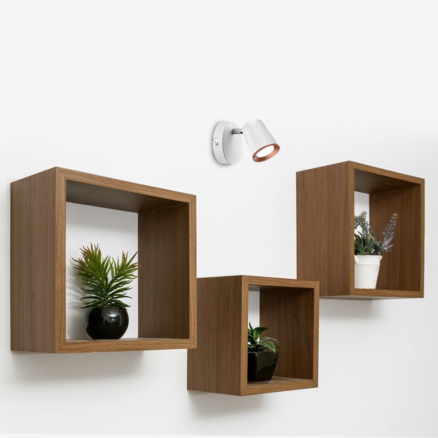 LED fali spotlámpa LED/5W/230V 3000K fehér