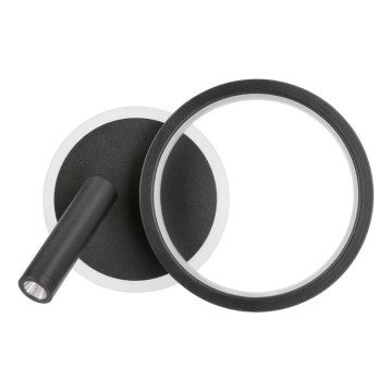 LED fali spotlámpa MONET LED/16W/230V fekete