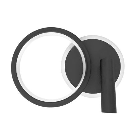 LED fali spotlámpa MONET LED/16W/230V fekete