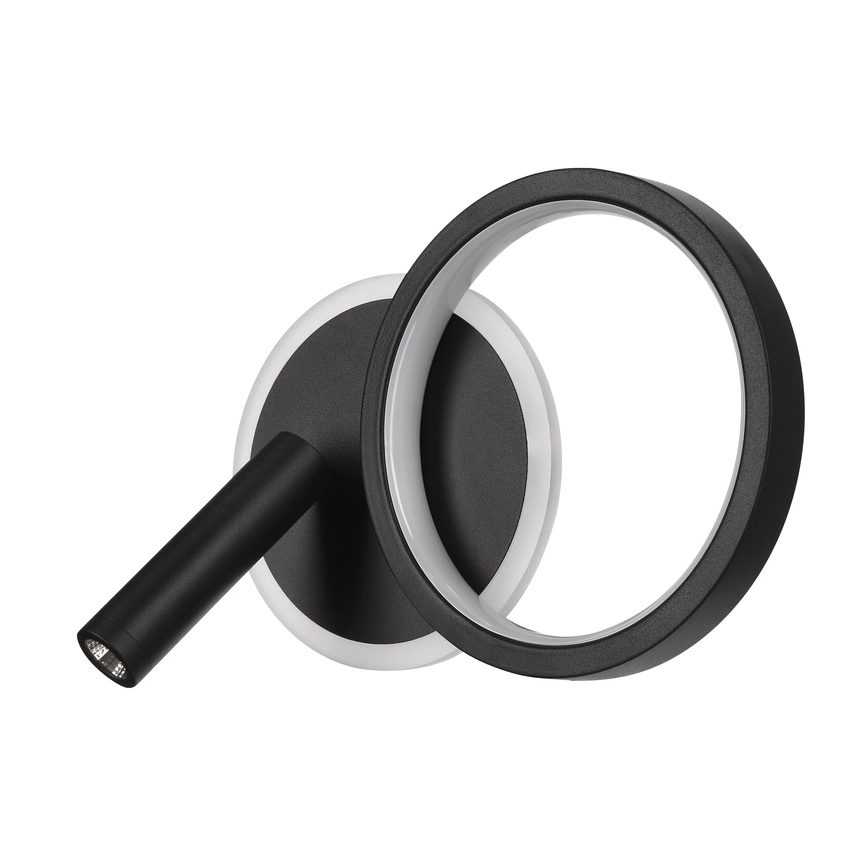 LED fali spotlámpa MONET LED/16W/230V fekete