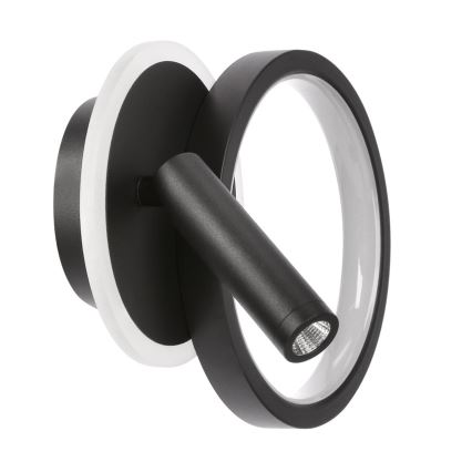 LED fali spotlámpa MONET LED/16W/230V fekete