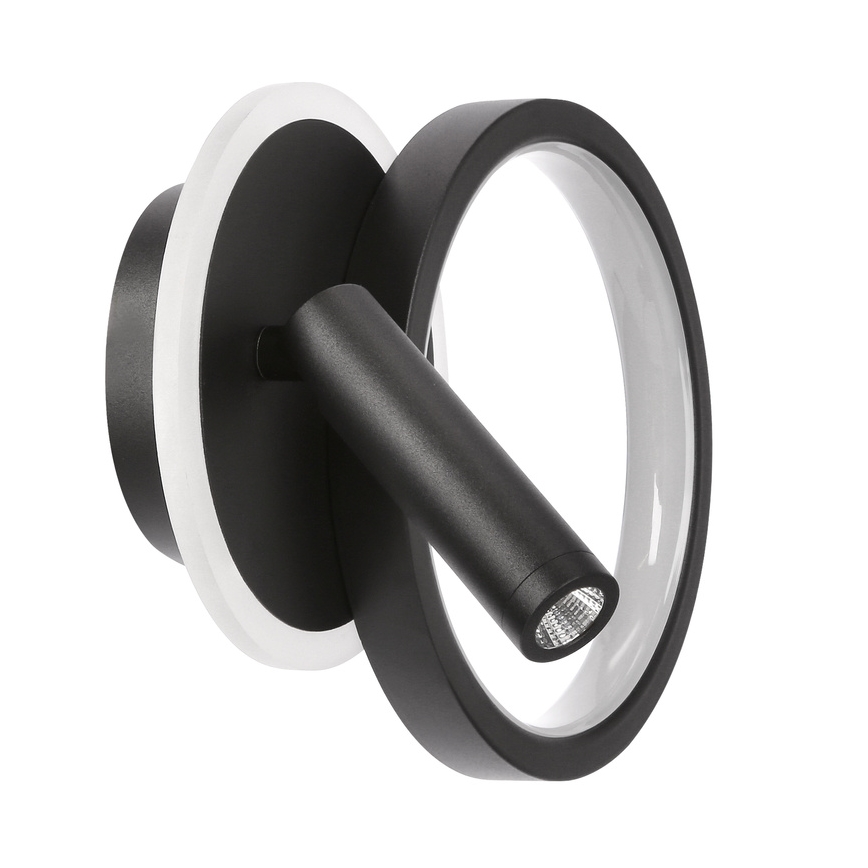 LED fali spotlámpa MONET LED/16W/230V fekete