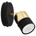 LED Fali spotlámpa TUBSSON 1xGU10/6,5W/230V fekete/arany