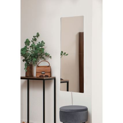 LED Fali tükör világítással RECTANGULAR 80x20 cm fehér