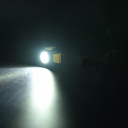 LED Fejlámpa 2xLED/5W/3xAAA + LED/3W