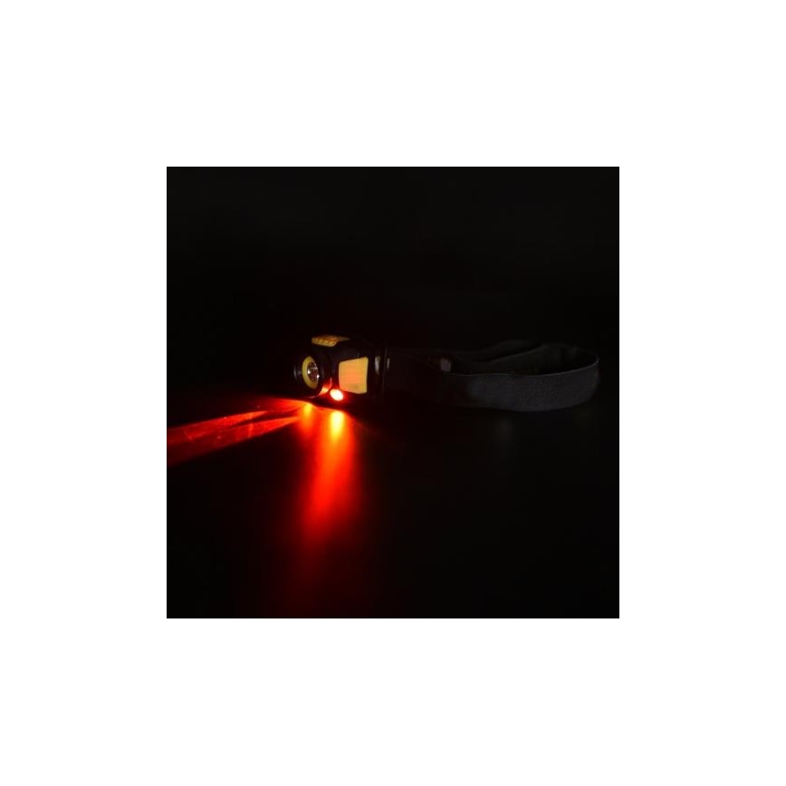 LED Fejlámpa 2xLED/5W/3xAAA + LED/3W
