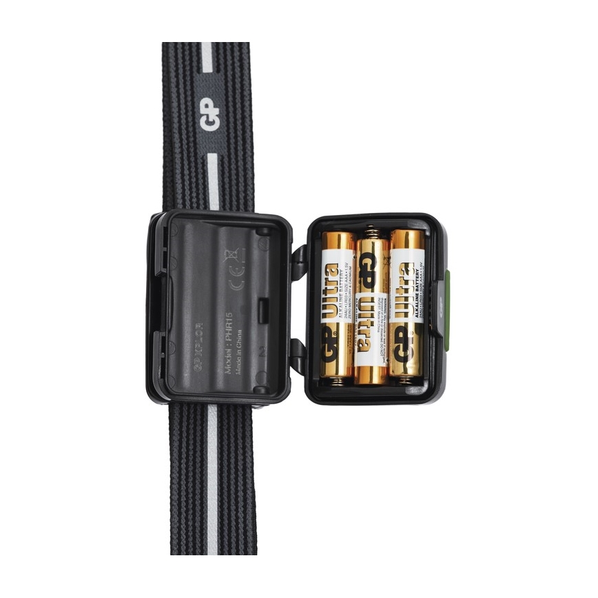 LED Fejlámpa GP CREE SMD 2xLED/3xAAA