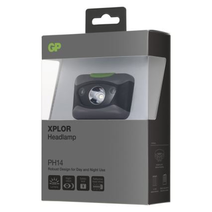 LED Fejlámpa GP CREE SMD 2xLED/3xAAA