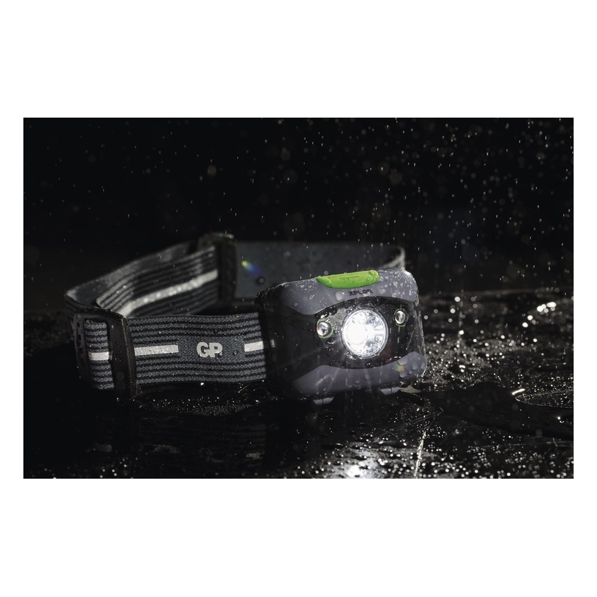 LED Fejlámpa GP CREE SMD 2xLED/3xAAA