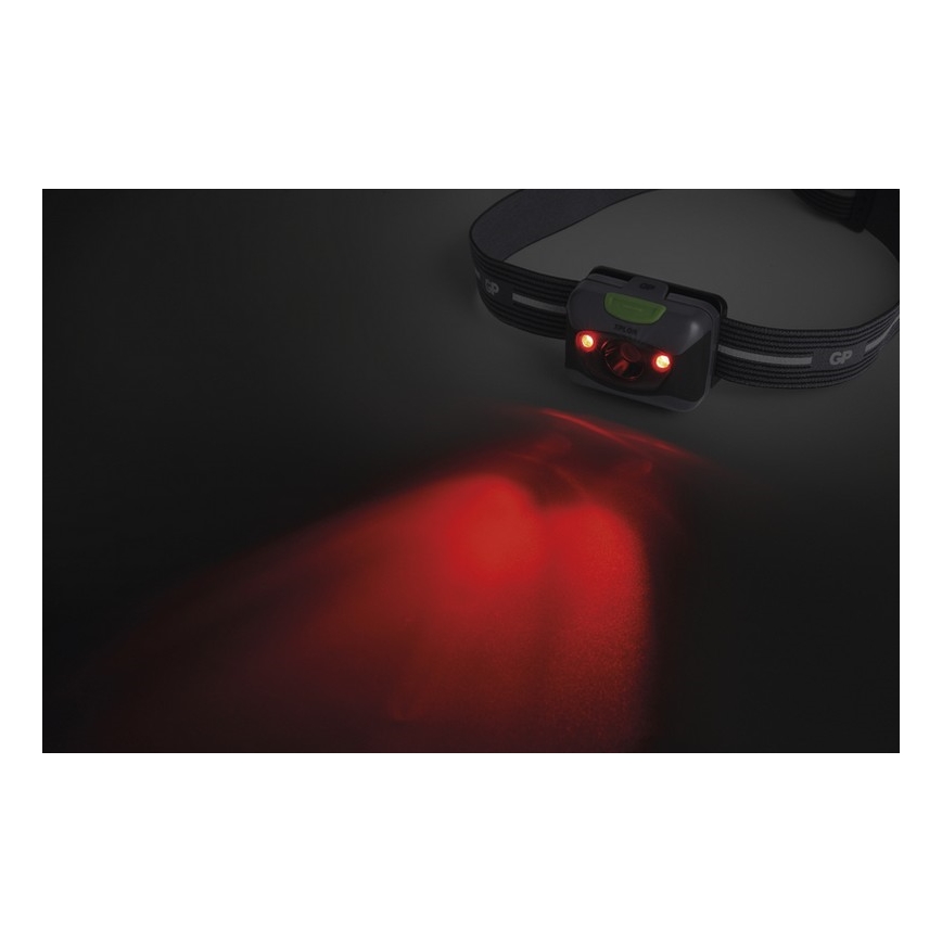 LED Fejlámpa GP CREE SMD 2xLED/3xAAA